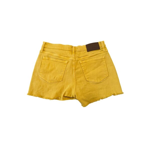 J CREW Mercantile Yellow Denim Short Size 29 - Picture 4 of 5